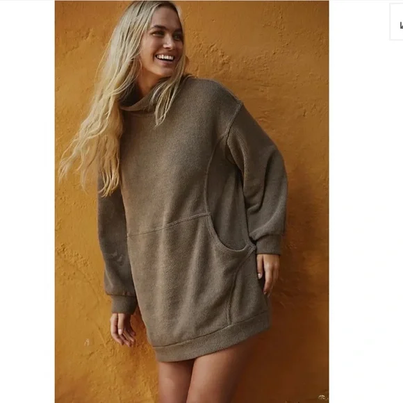 Free People brown Ronda pullover Sweater - Picture 2 of 5